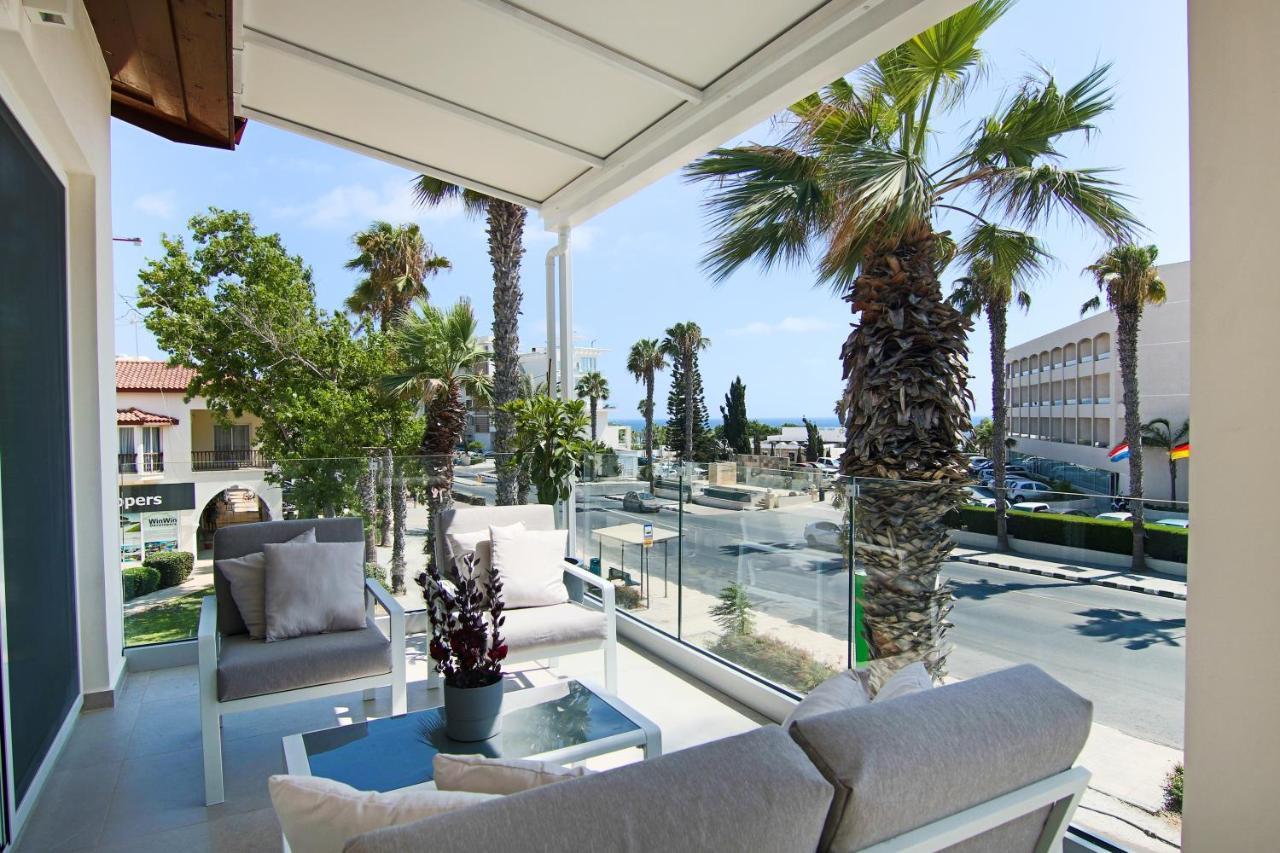 Phaedrus Living: Seaview Luxury Flat Limnaria 114 Apartment Paphos ภายนอก รูปภาพ